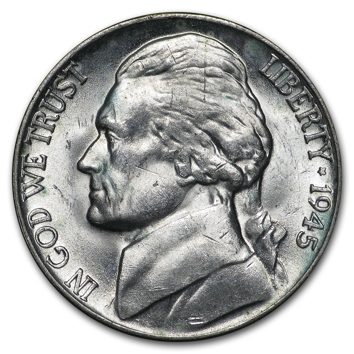 Buy 1945-P Silver Wartime Jefferson Nickel BU