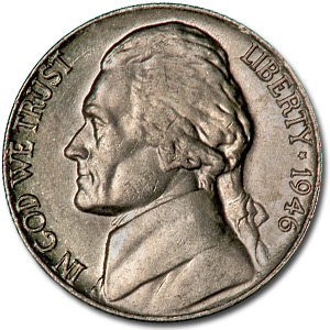 Buy 1946 Jefferson Nickel BU