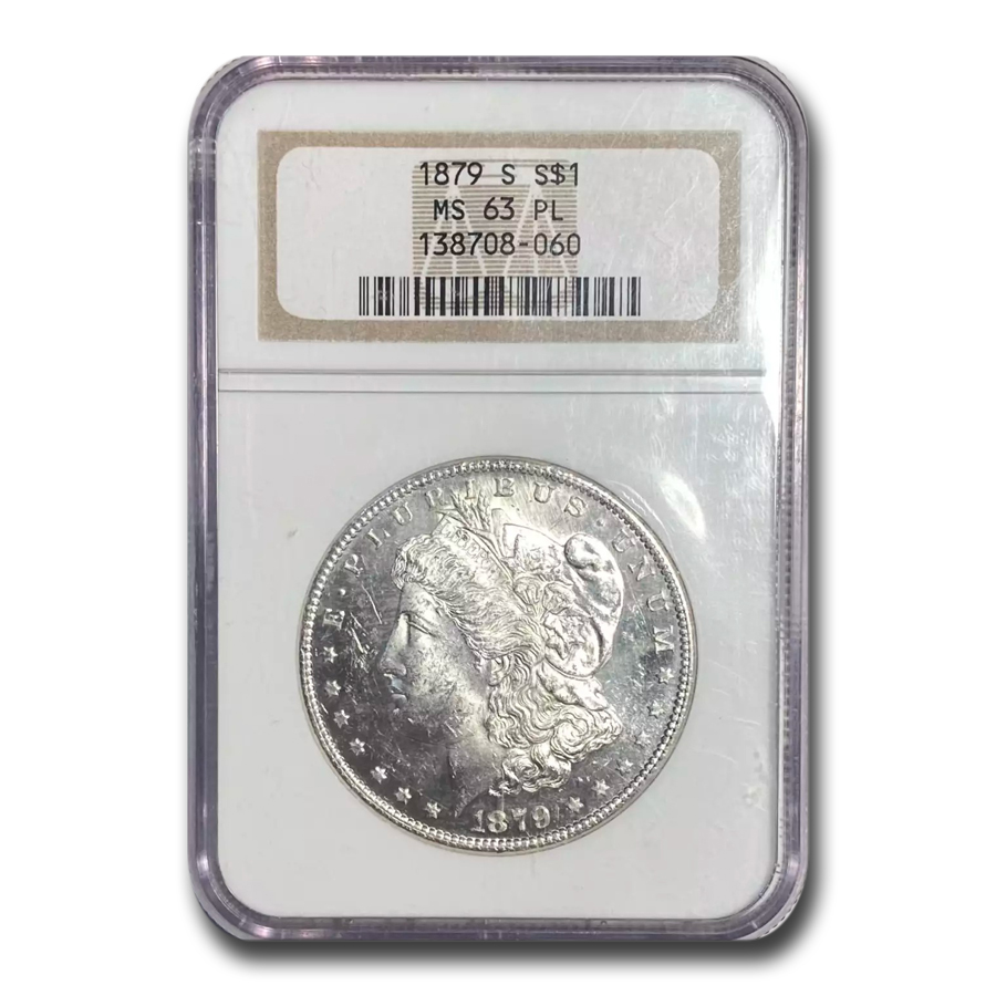 Buy 1879-S Morgan Dollar MS-63 PL NGC