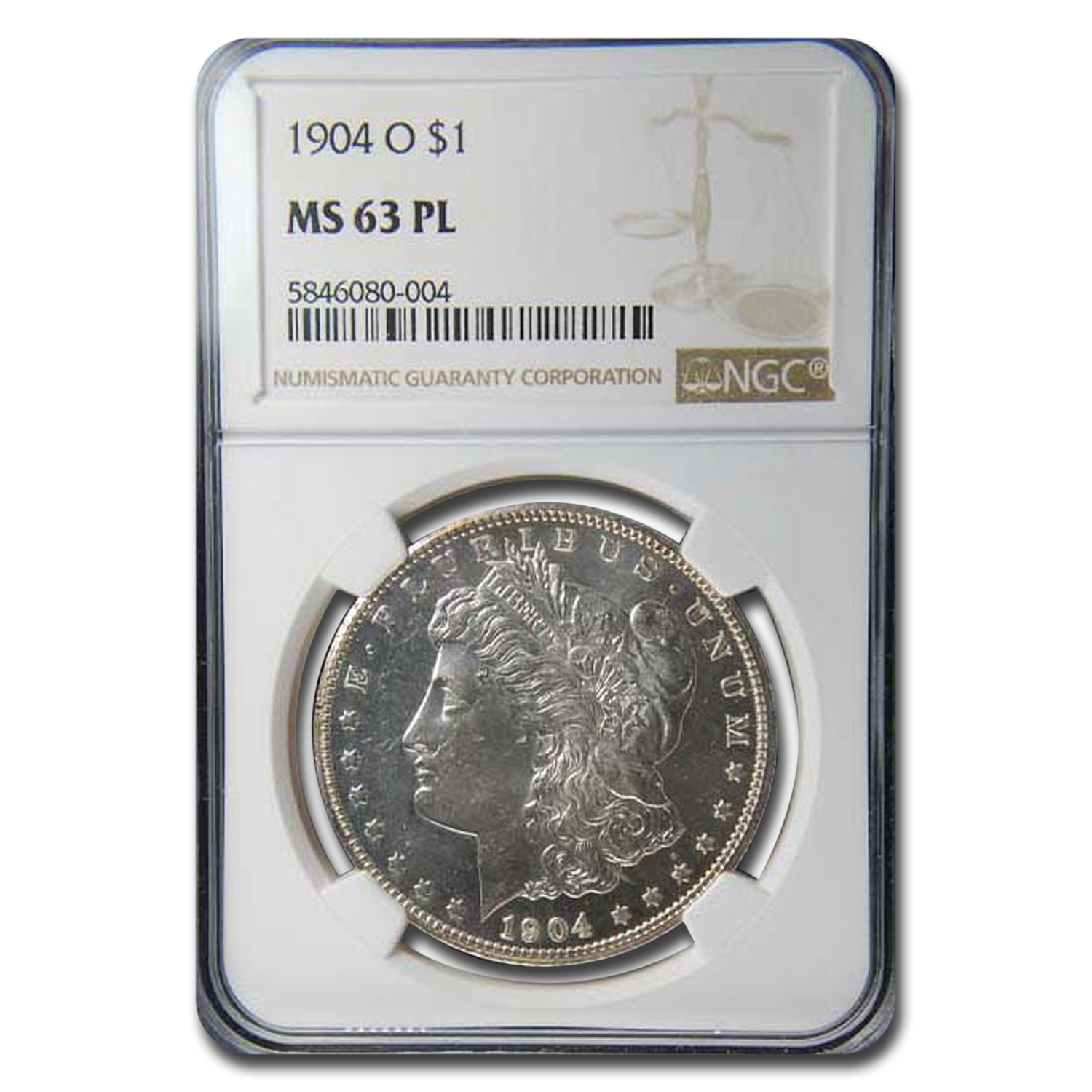 Buy 1904-O Morgan Dollar MS-63 PL Proof Like NGC