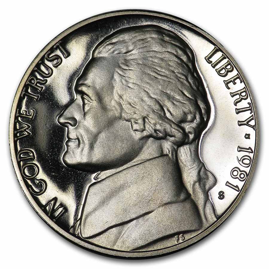 Buy 1981-S Jefferson Nickel Type-II Gem Proof