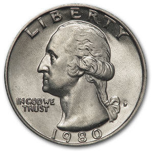 Buy 1980-P Washington Quarter BU