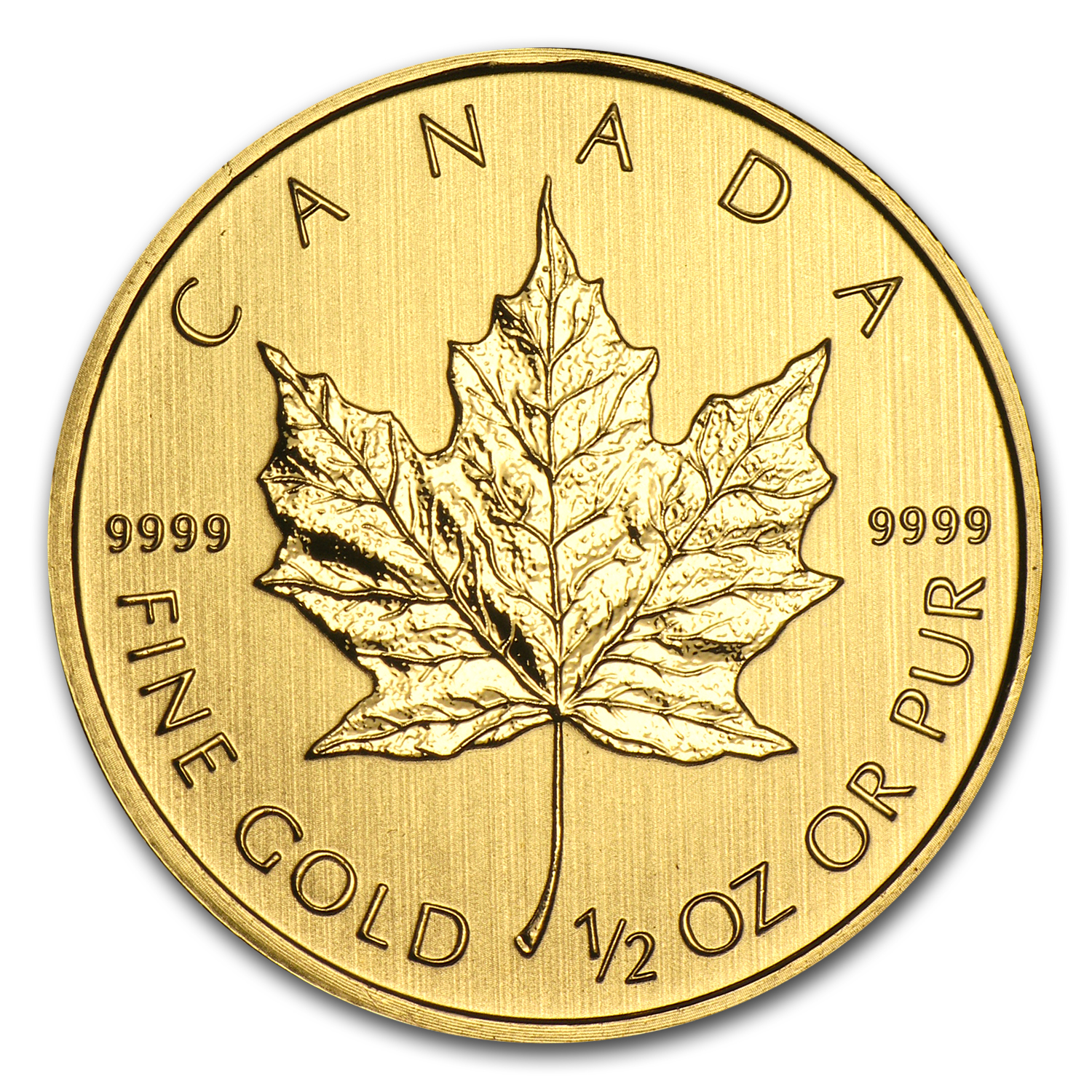 Buy 2012 Canada 1/2 oz Gold Maple Leaf BU