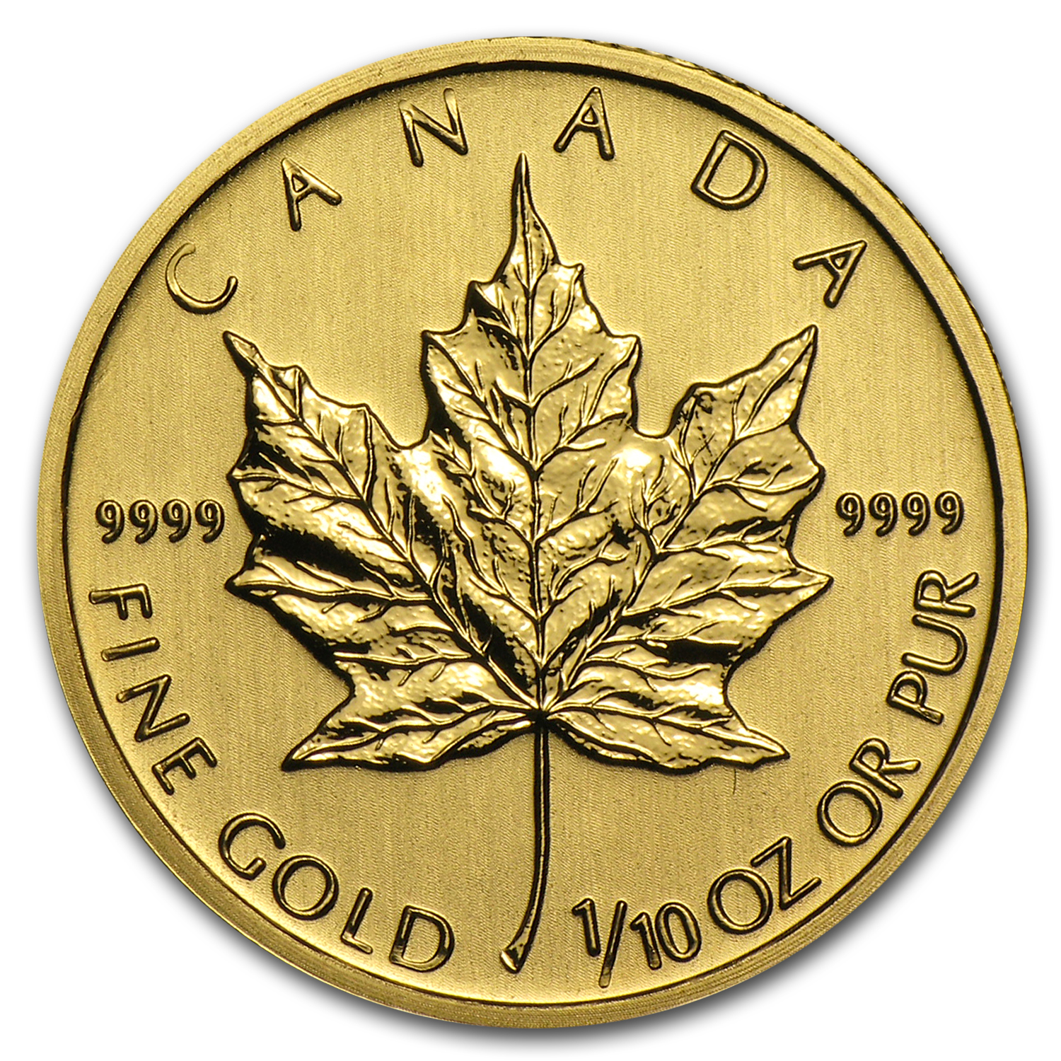 Buy 2012 Canada 1/10 oz Gold Maple Leaf BU