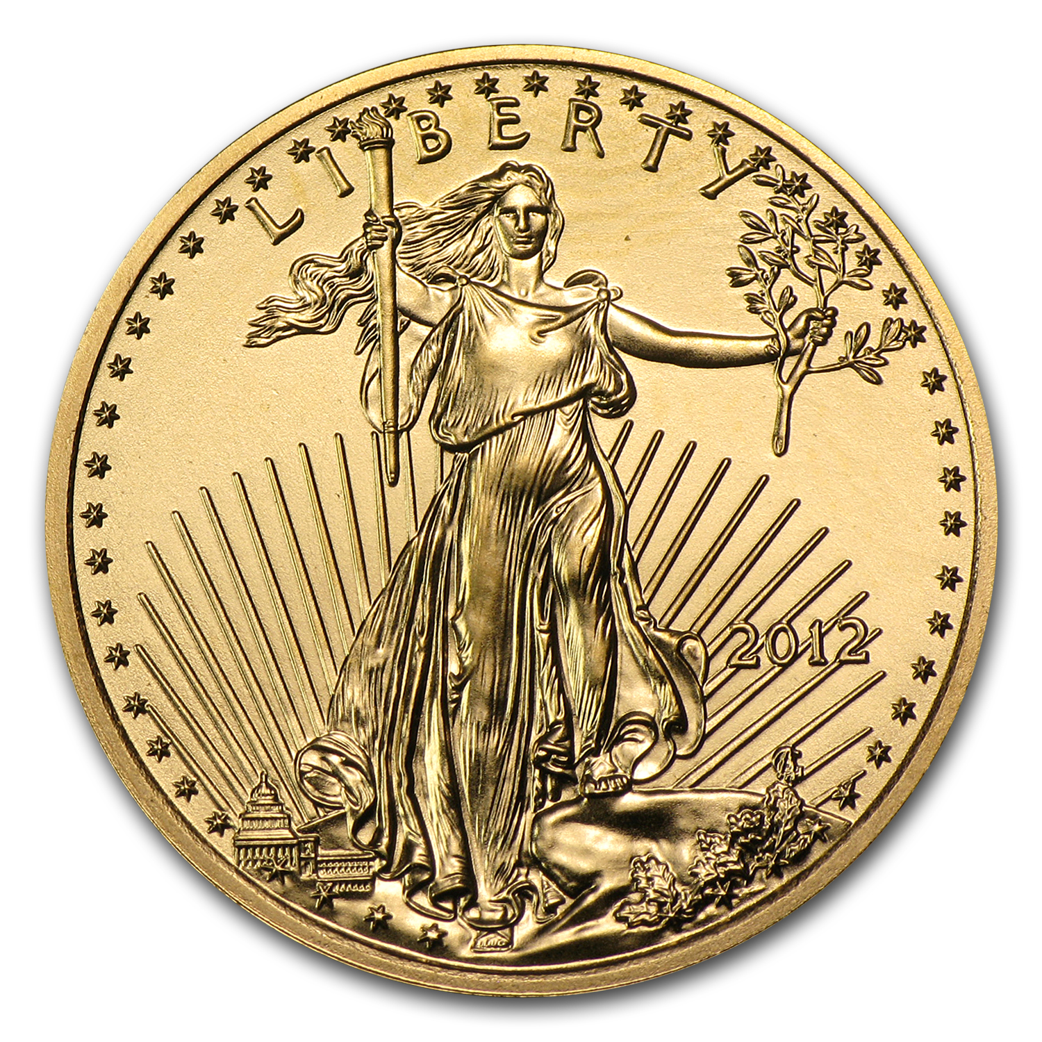 Buy 2012 1/4 oz American Gold Eagle BU