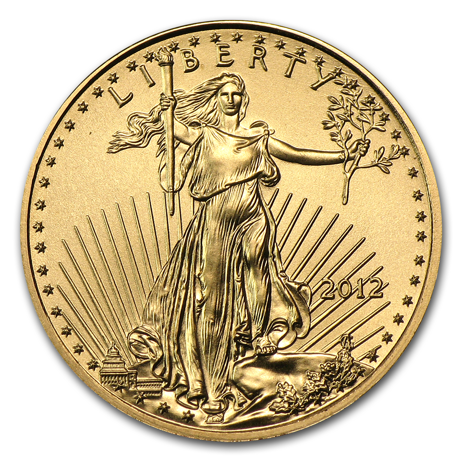 Buy 2012 1/10 oz American Gold Eagle BU