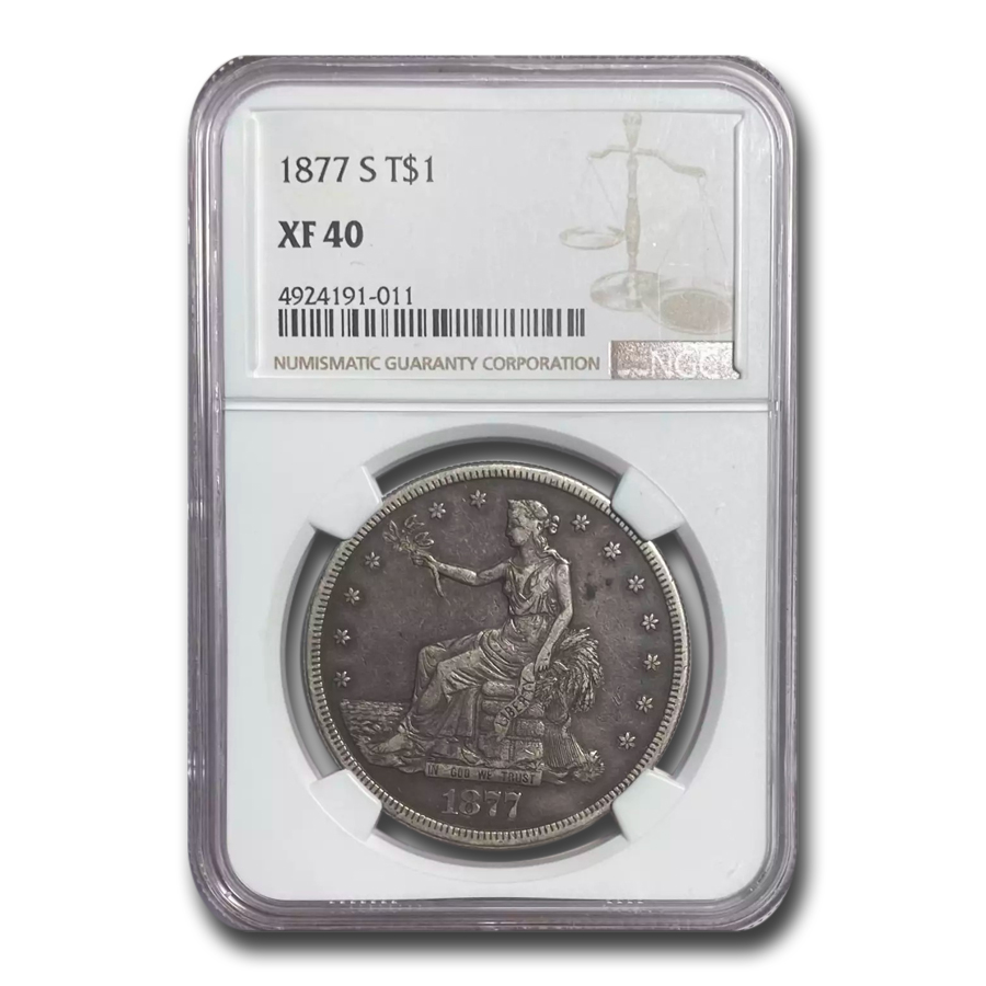 Buy 1877-S Trade Dollar XF-40 NGC