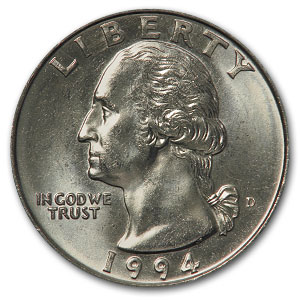 Buy 1994-D Washington Quarter BU