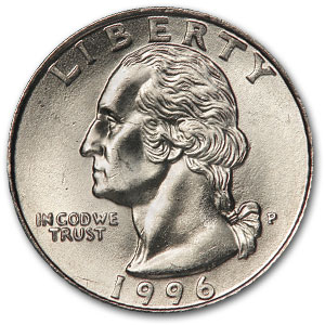 Buy 1996-P Washington Quarter BU