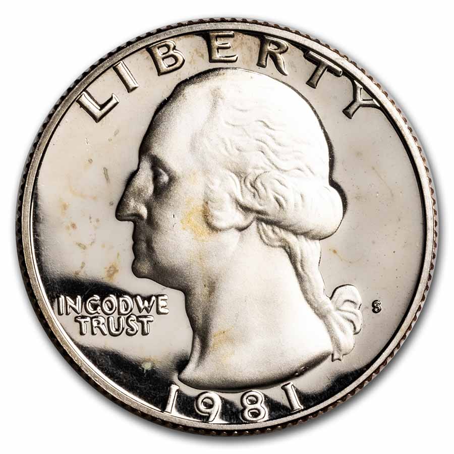 Buy 1981-S Washington Quarter Type-I Gem Proof
