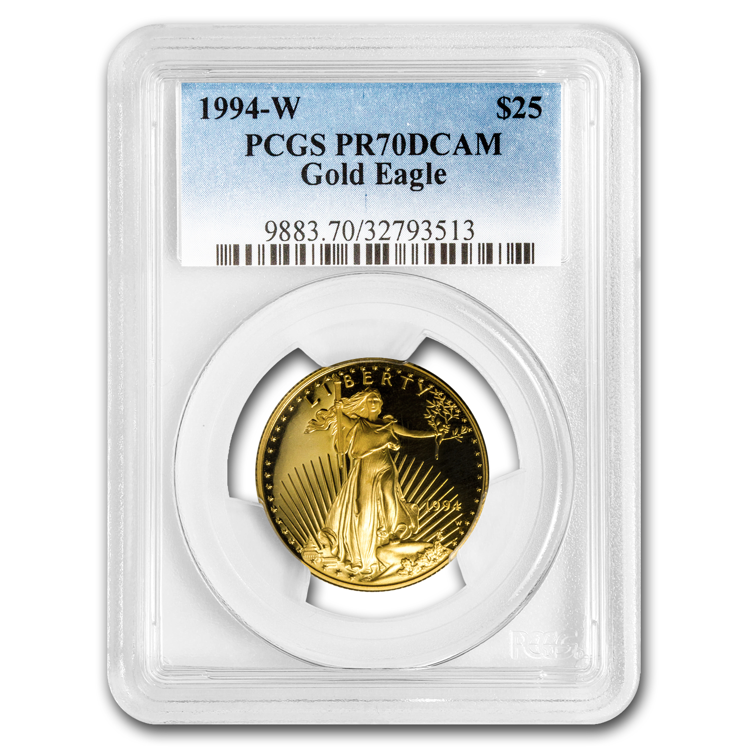 Buy 1994-W 1/2 oz Proof American Gold Eagle PR-70 PCGS