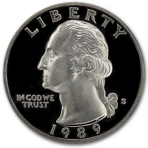 Buy 1989-S Washington Quarter Gem Proof - Click Image to Close