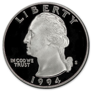 Buy 1994-S Washington Quarter Gem Proof