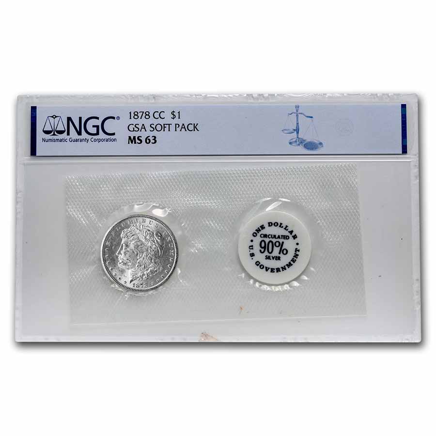 Buy 1878-CC Morgan Dollar MS-63 NGC (GSA Soft Pack) - Click Image to Close
