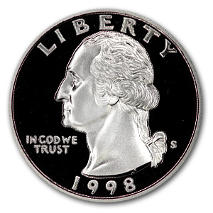 Buy 1998-S Washington Quarter Gem Proof