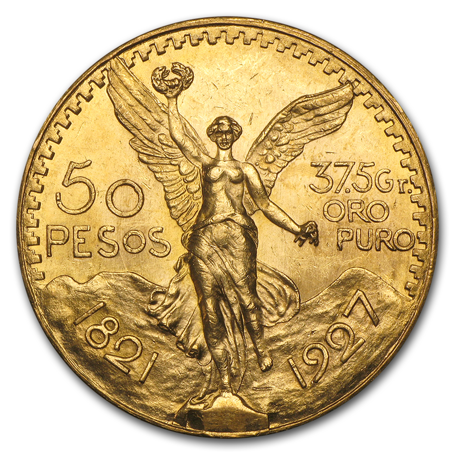 Buy 1927 Mexico Gold 50 Pesos BU - Click Image to Close