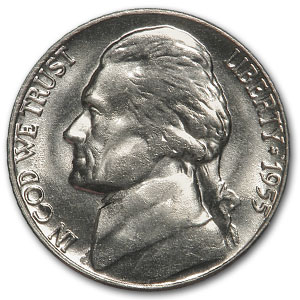 Buy 1955-D Jefferson Nickel BU