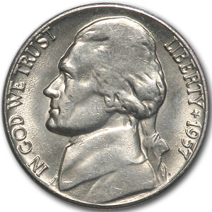 Buy 1957 Jefferson Nickel BU