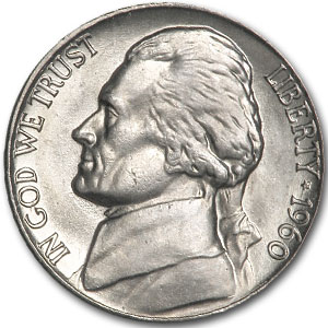 Buy 1960 Jefferson Nickel BU