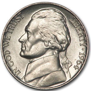 Buy 1964 Jefferson Nickel BU