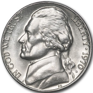 Buy 1970-D Jefferson Nickel BU