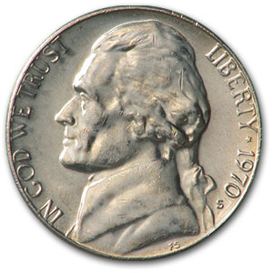 Buy 1970-S Jefferson Nickel BU