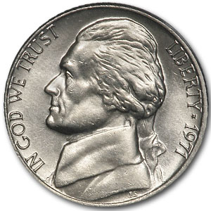 Buy 1971 Jefferson Nickel BU