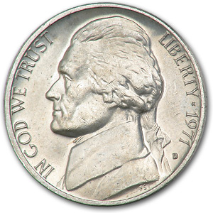 Buy 1971-D Jefferson Nickel BU