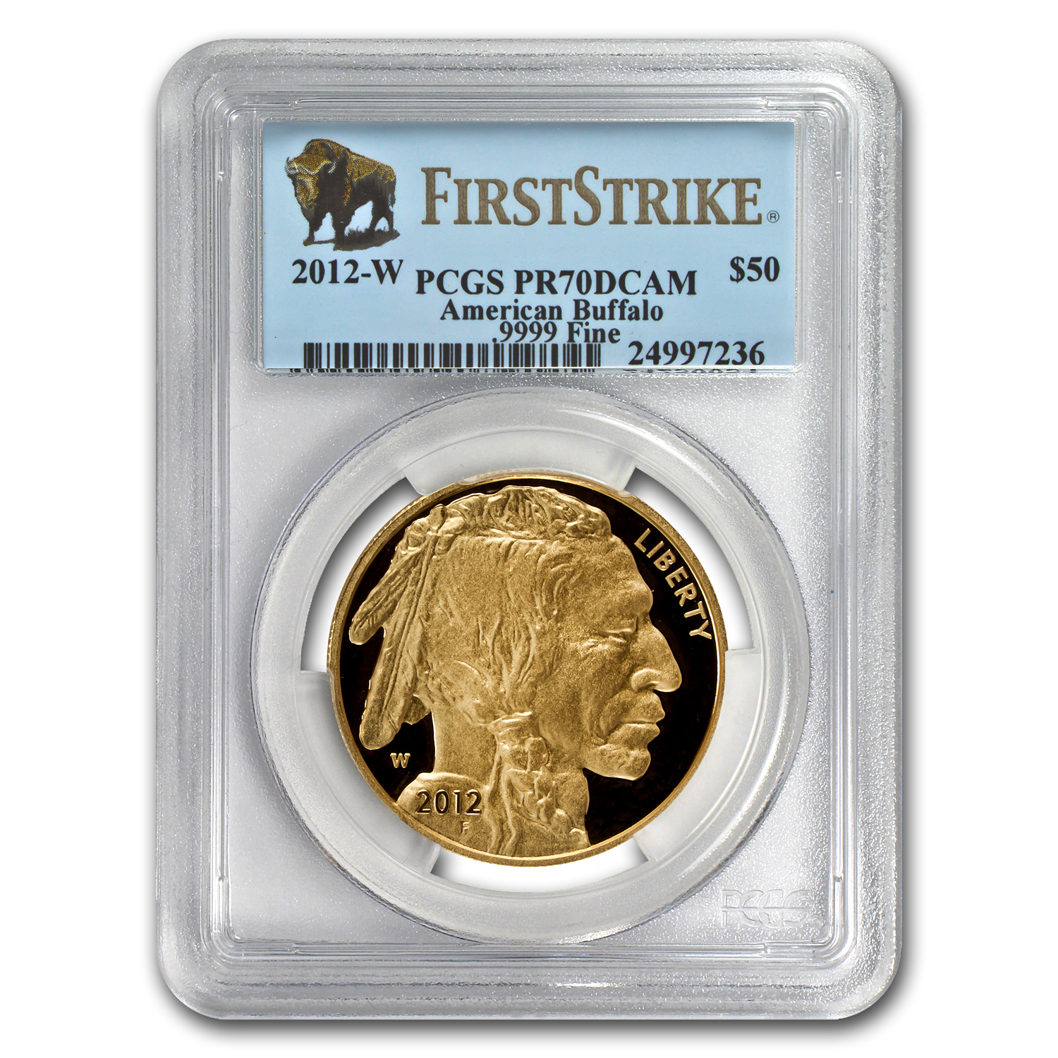 Buy 2012-W 1 oz Proof Gold Buffalo PR-70 PCGS (FirstStrike?)