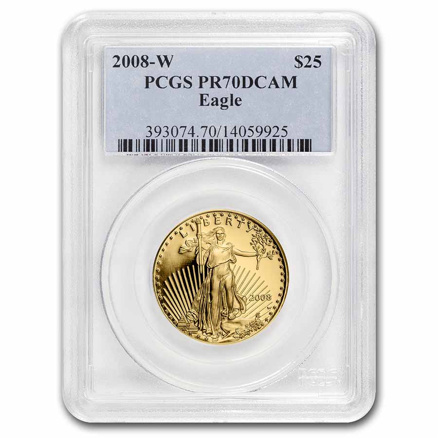 Buy 2008-W 1/2 oz Proof American Gold Eagle PR-70 DCAM PCGS
