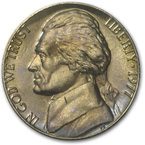 Buy 1977 Jefferson Nickel BU - Click Image to Close