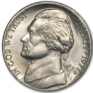 Buy 1977-D Jefferson Nickel BU