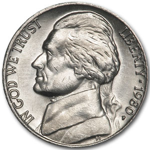 Buy 1980-P Jefferson Nickel BU