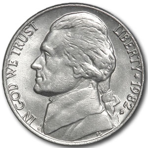 Buy 1982-D Jefferson Nickel BU