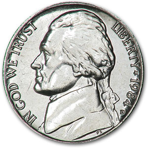 Buy 1984-D Jefferson Nickel BU - Click Image to Close