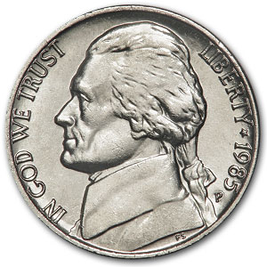 Buy 1985-P Jefferson Nickel BU