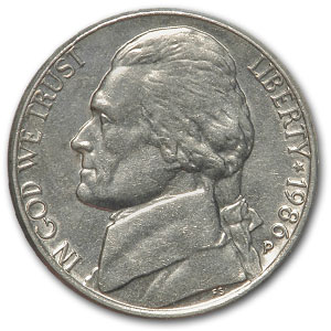 Buy 1986-P Jefferson Nickel BU