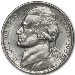 Buy 1986-D Jefferson Nickel BU