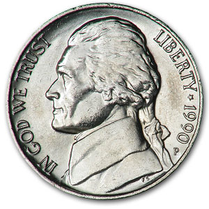 Buy 1990-P Jefferson Nickel BU