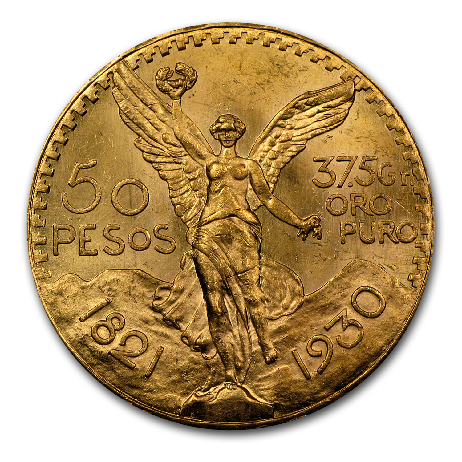 Buy 1930 Mexico Gold 50 Pesos BU