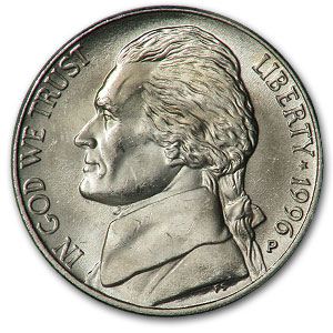 Buy 1996-P Jefferson Nickel BU