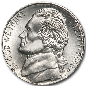 Buy 2002-D Jefferson Nickel BU