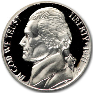 Buy 1971-S Jefferson Nickel Gem Proof