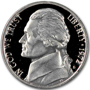 Buy 1972-S Jefferson Nickel Gem Proof