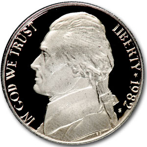 Buy 1982-S Jefferson Nickel Gem Proof