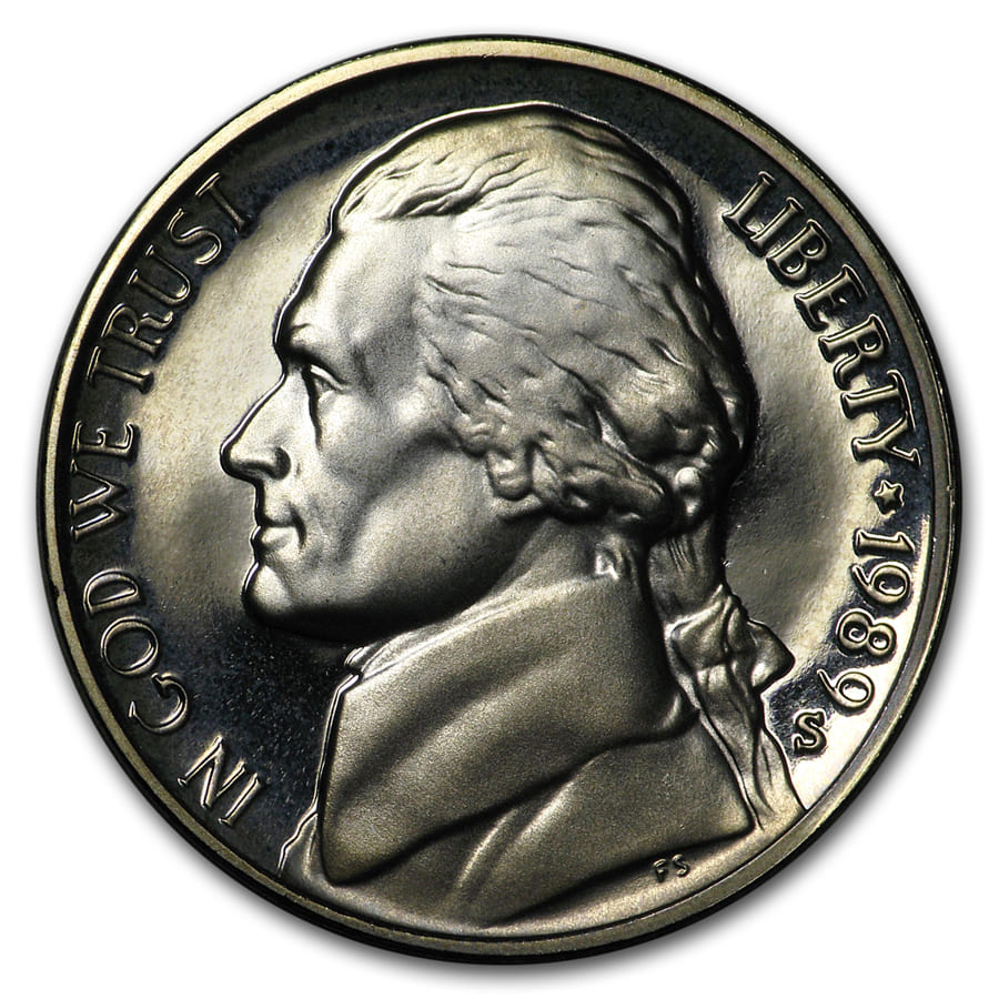 Buy 1989-S Jefferson Nickel Gem Proof