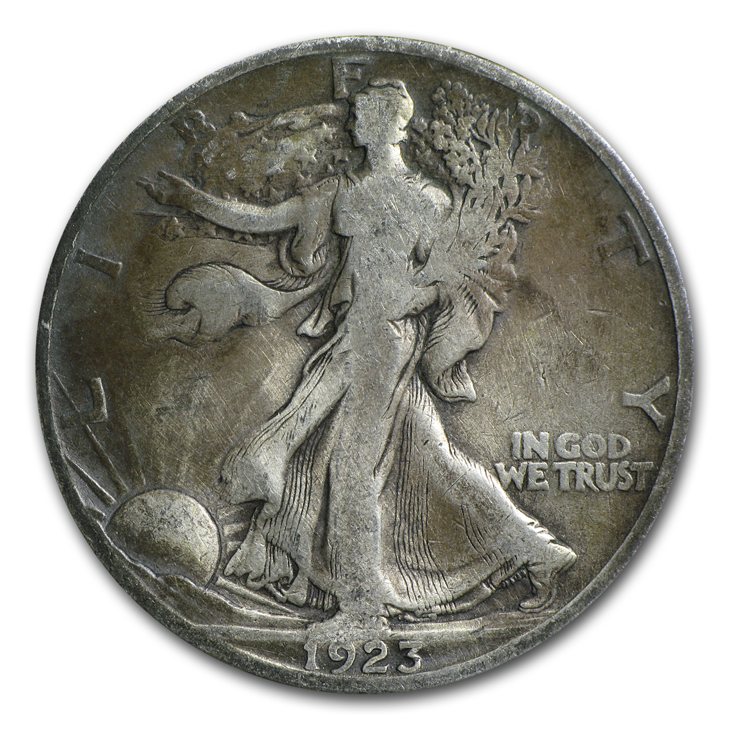 Buy 1923-S Walking Liberty Half Dollar Fine