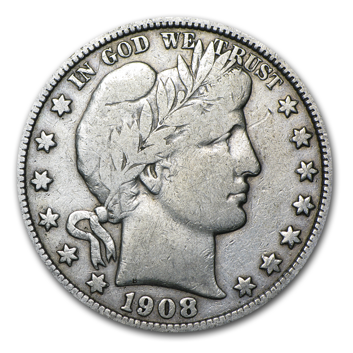 Buy 1908-D Barber Half Dollar Fine