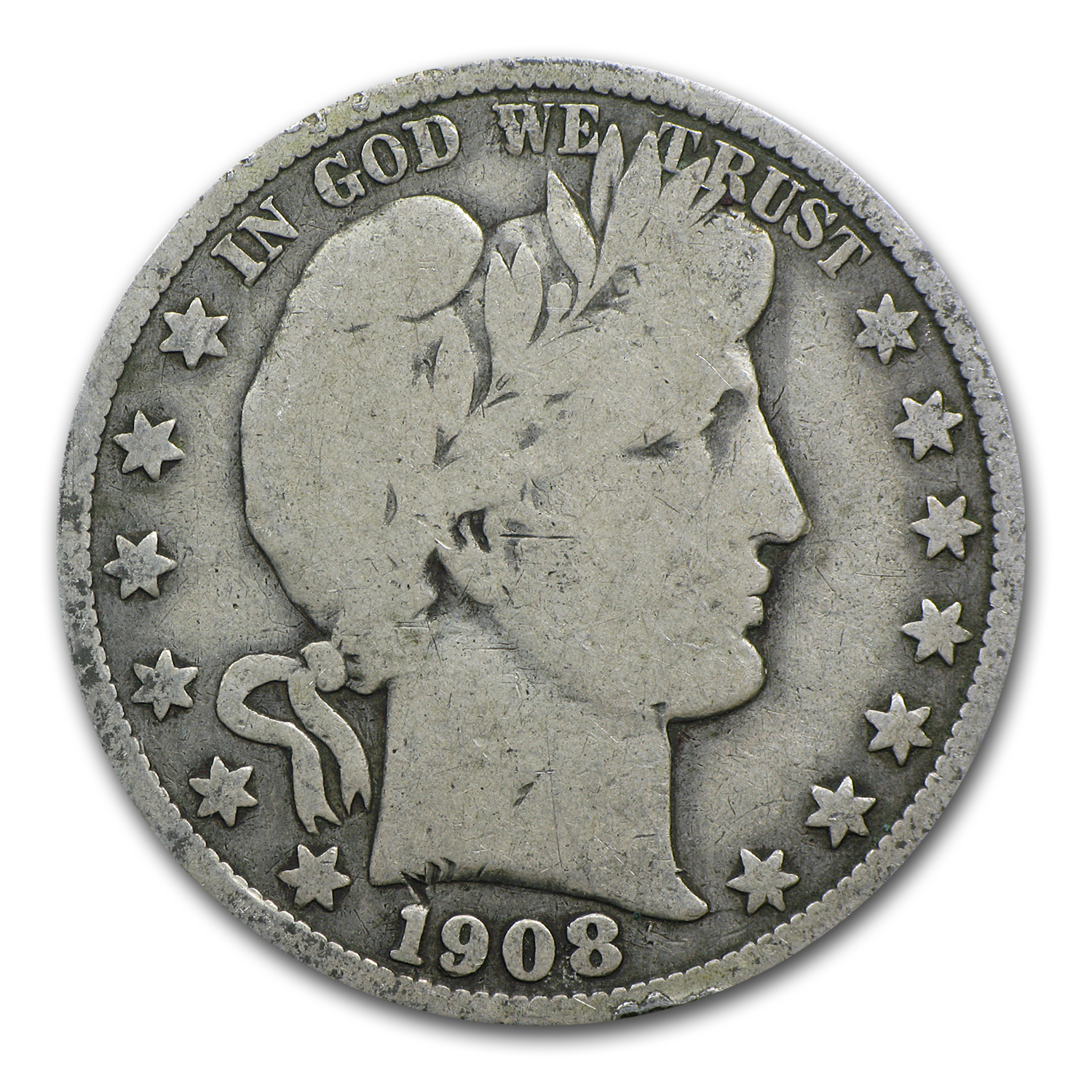 Buy 1908-O Barber Half Dollar VG