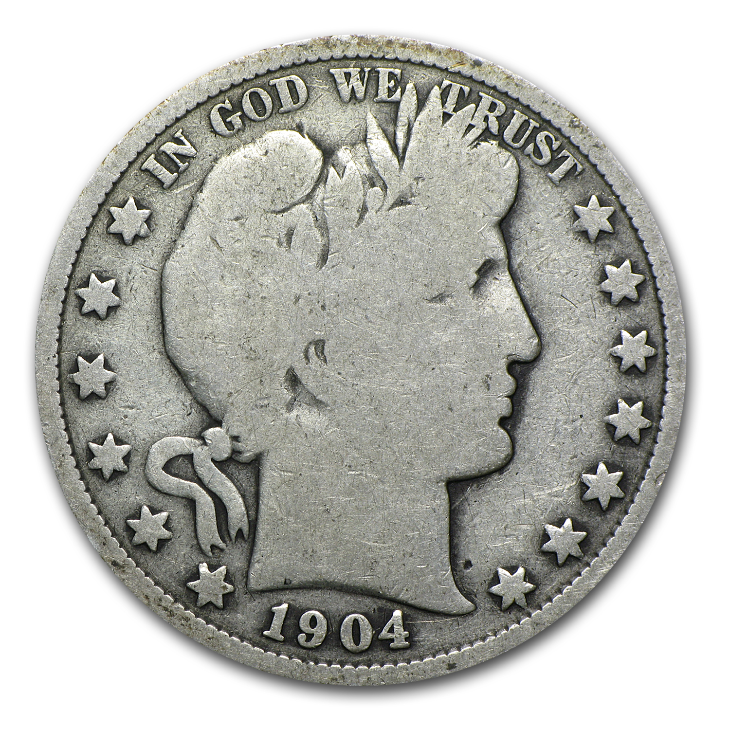 Buy 1904 Barber Half Dollar VG